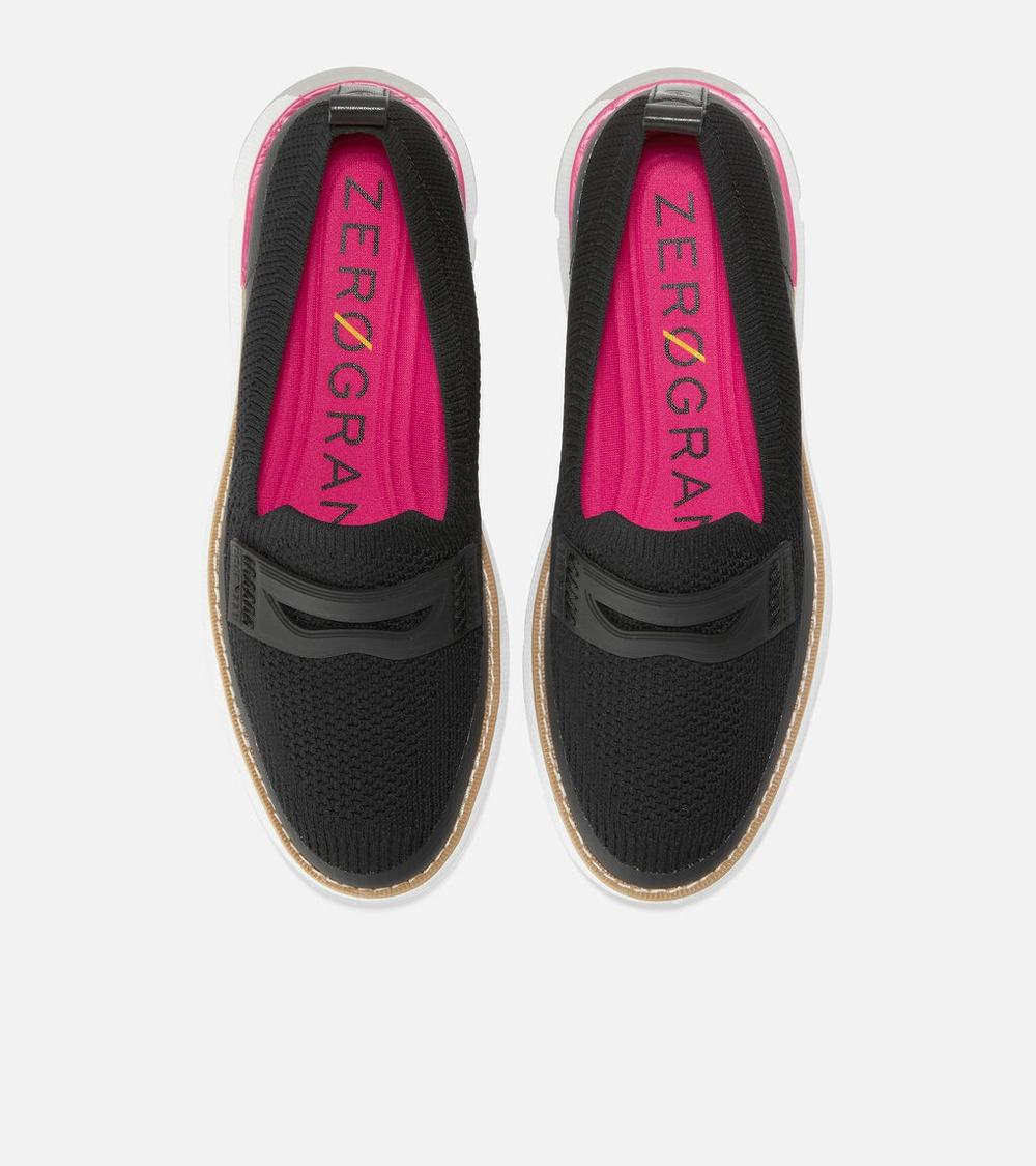 EladóCole Haan 4.ZERØGRAND - Női Loafer Cipő Fekete / Világos