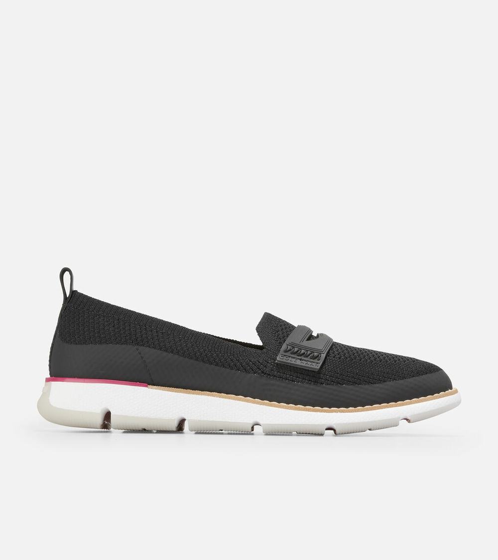 EladóCole Haan 4.ZERØGRAND - Női Loafer Cipő Fekete / Világos